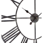 Solange Round Metal Wall Clock