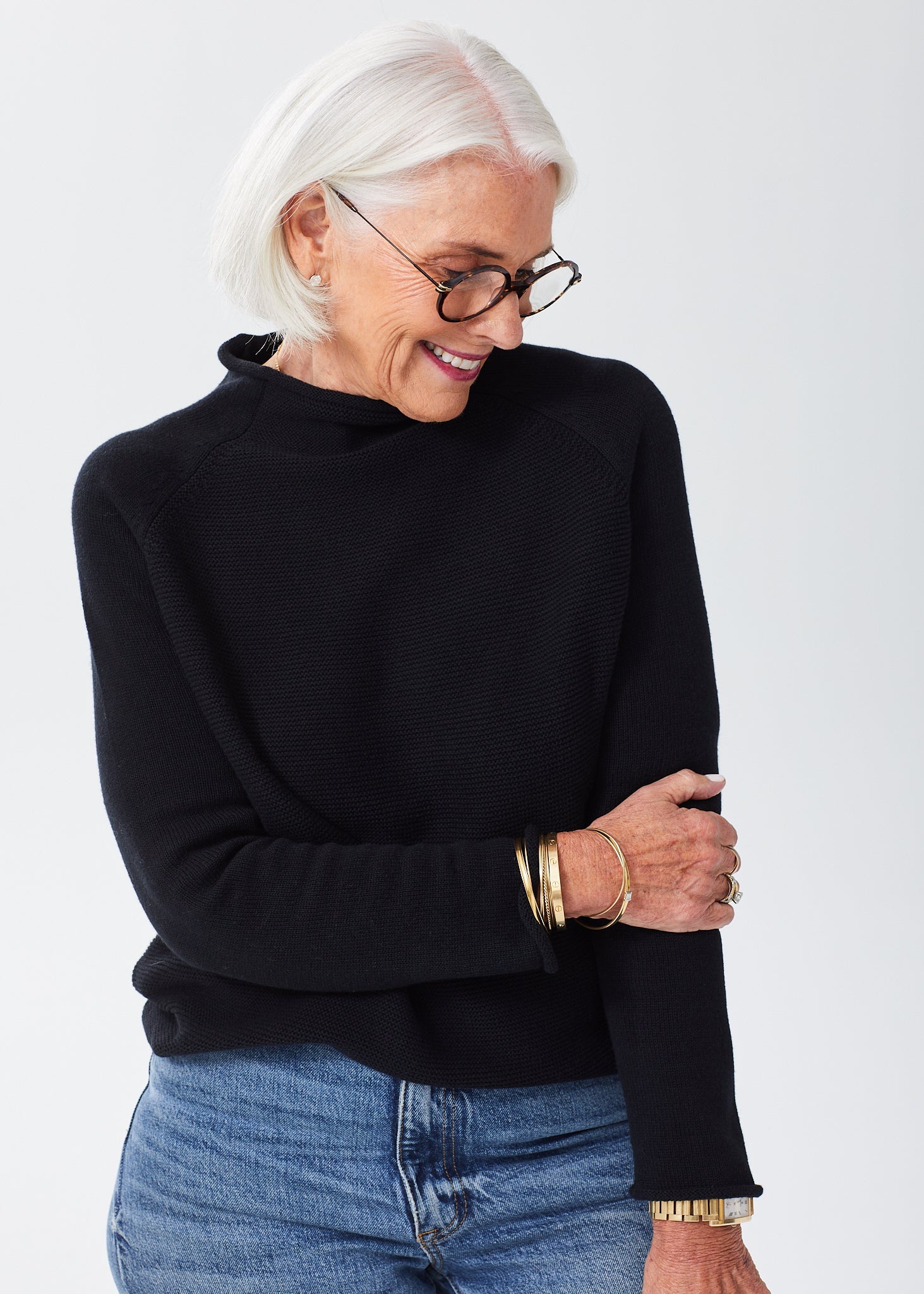 The Cotton Mock Neck