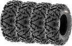 SUNF Power.I ATV UTV All-Terrain Tires Set of 4 25X8-12 25X10-12