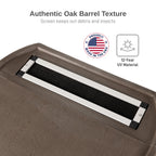 RTS Home Accents 50-Gallon Rain Barrel with Brass Spigot