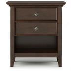 WYNDENHALL Halifax SOLID WOOD 24 inch Wide Bedside Nightstand Table