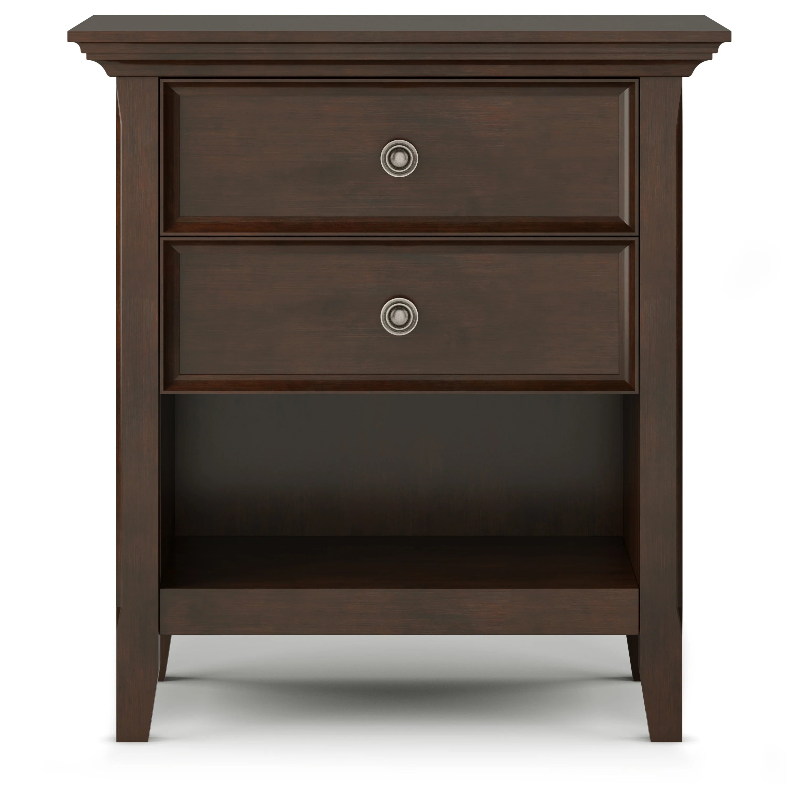 WYNDENHALL Halifax SOLID WOOD 24 inch Wide Bedside Nightstand Table