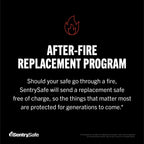 SENTRYSAFE Digital Safe Box - Waterproof & Fireproof Alloy Steel