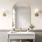 Bathroom Arch Aluminum Wall Mirror Vanity Mirrors