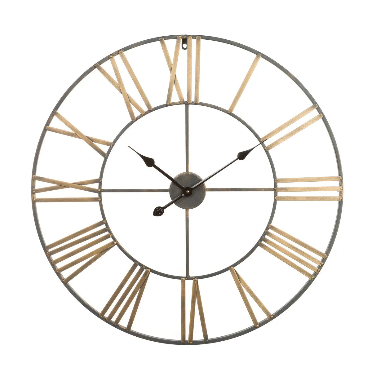 Solange Round Metal Wall Clock