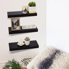 Floating Shelves, Farmhouse Hanging Wall Shelf Decor - 16 Inches, 3 Pk