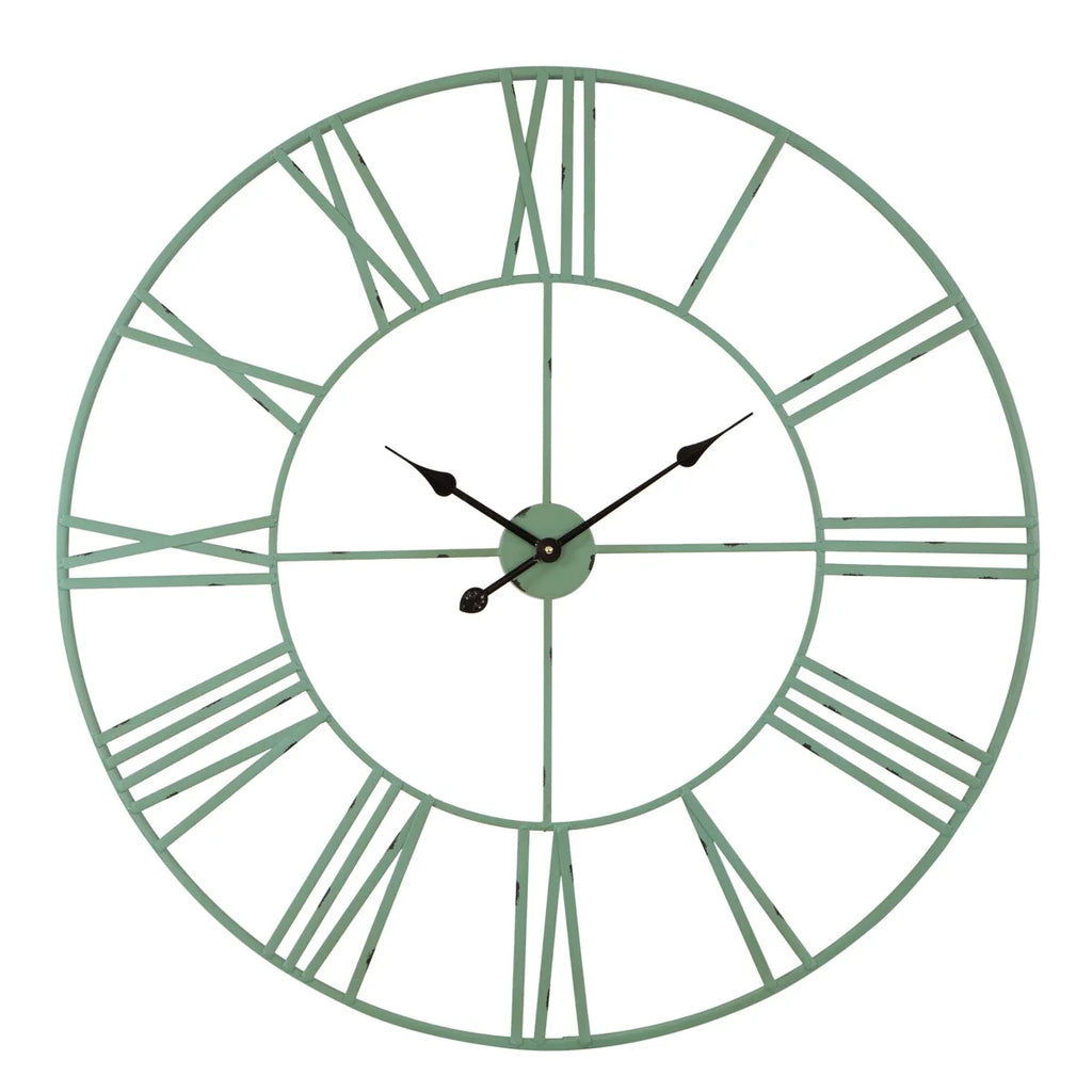 Solange Round Metal Wall Clock