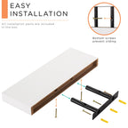 Floating Shelves, Farmhouse Hanging Wall Shelf Decor - 16 Inches, 3 Pk