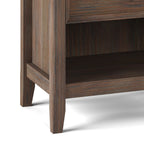 WYNDENHALL Halifax SOLID WOOD 24 inch Wide Bedside Nightstand Table