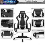 HOMALL Gaming Chair - High Back Ergonomic Leather Desk Chair