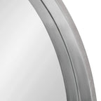 Kate and Laurel Travis Round Wood Accent Wall Mirror