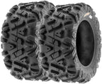 SUNF Power.I ATV UTV All-Terrain Tires Set of 4 25X8-12 25X10-12