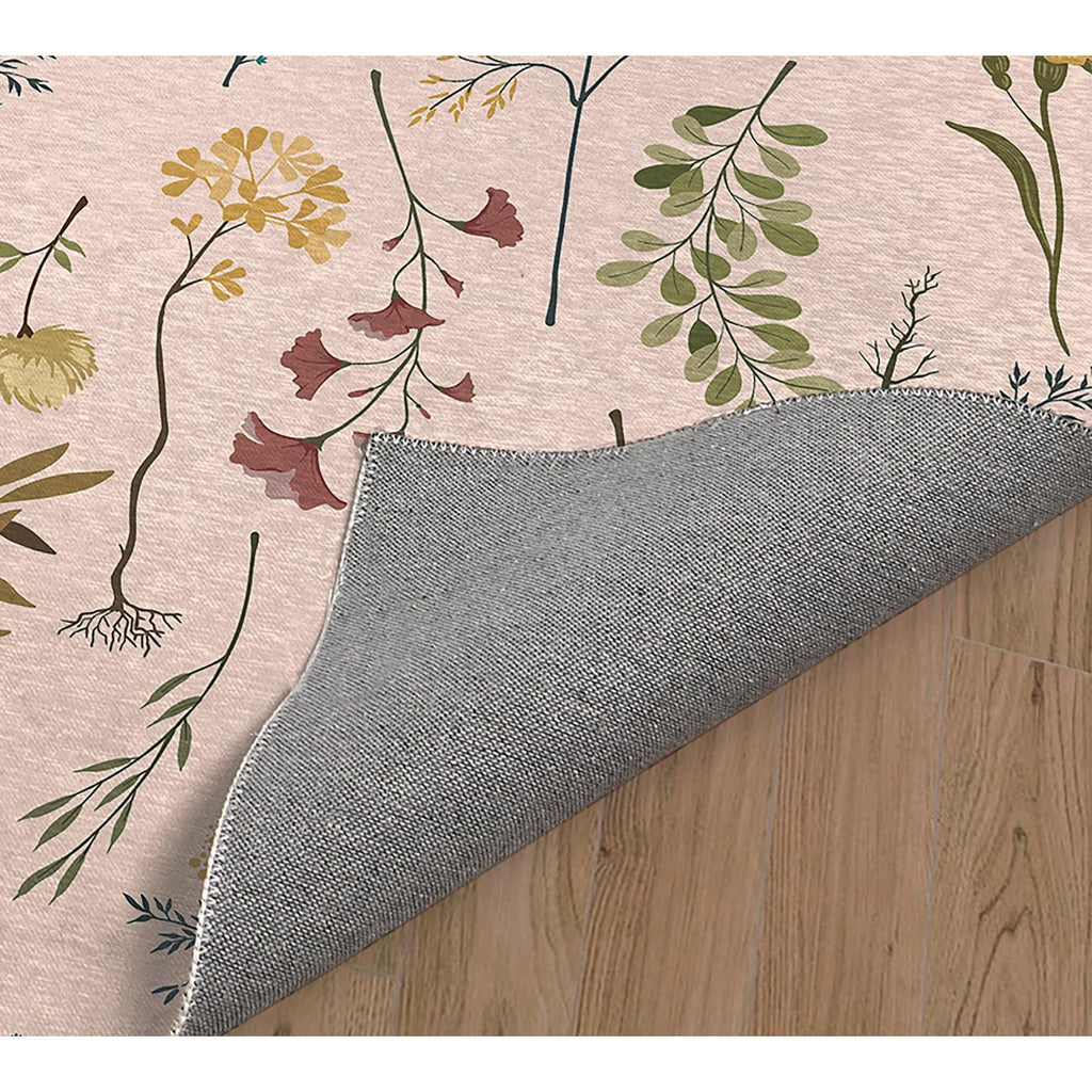 FALL BOTANICALS BLUSH Kitchen Mat By Kavka Designs
