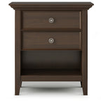 WYNDENHALL Halifax SOLID WOOD 24 inch Wide Bedside Nightstand Table