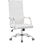 Homall Ribbed Office Chair High Back Conference Chair