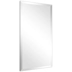 Frameless Beveled Prism Wall Mirror-Square/Rectangluar - Clear