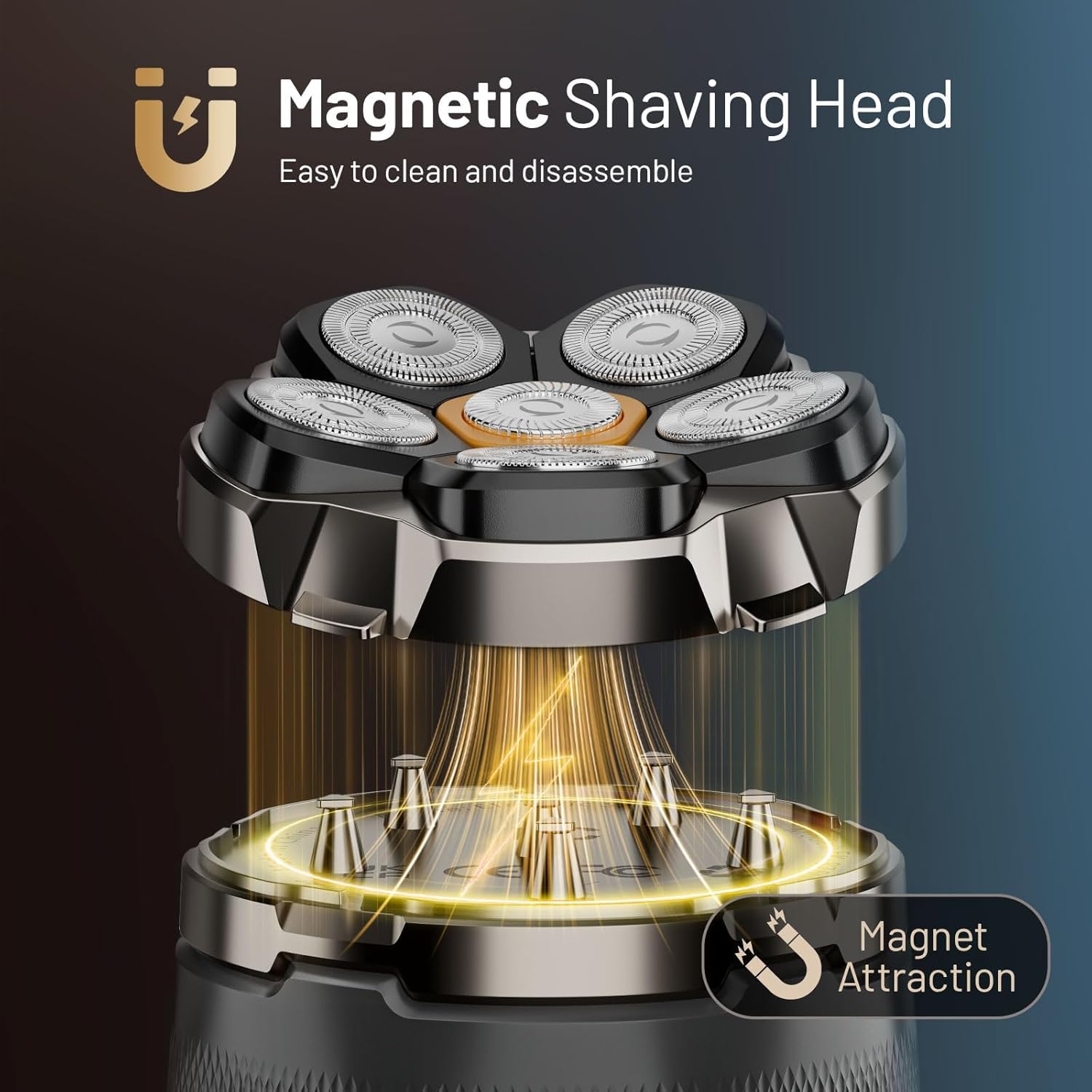Wyklaus Waterproof Hypoallergenic Head & Face Shaver