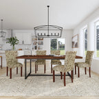 HomePop Classic Parsons Medallion Dining Chair (Set of 2)