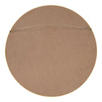 Kate and Laurel Travis Round Wood Accent Wall Mirror