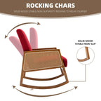 Living room Comfortable rocking chair living room chair Armchair Upholstered Tall Back Accent Glider Rocker