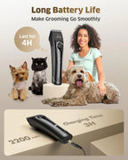 oneisall Dog Clippers for Grooming Doodles Poodles Thick Curly Hair