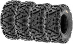 SUNF Power.I ATV UTV All-Terrain Tires Set of 4 25X8-12 25X10-12