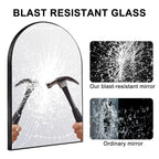Bathroom Arch Aluminum Wall Mirror Vanity Mirrors