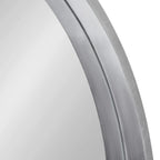 Kate and Laurel Travis Round Wood Accent Wall Mirror
