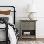 WYNDENHALL Halifax SOLID WOOD 24 inch Wide Bedside Nightstand Table