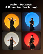 Smallrig RGB LED Photography Flashlight, 4 Color Fill Light