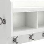 Woodland 40W Wall Mounted Coat Rack with Shelf by Bush Furniture