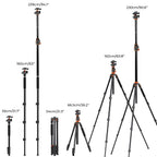 K&F CONCEPT 90'' Ultra High Camera Tripod with Metal Ball Head