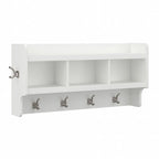 Woodland 40W Wall Mounted Coat Rack with Shelf by Bush Furniture