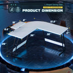 Homall L-Shaped Gaming Desk Computer Corner Desk Office Writing Desk