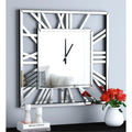Large Wall Clocks Modern Mirrored Clock